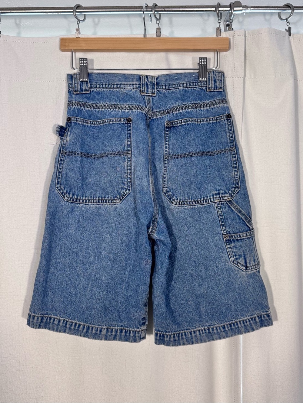 Vintage Women’s Route 66 Denim Cargo Shorts - Picture 4 of 9